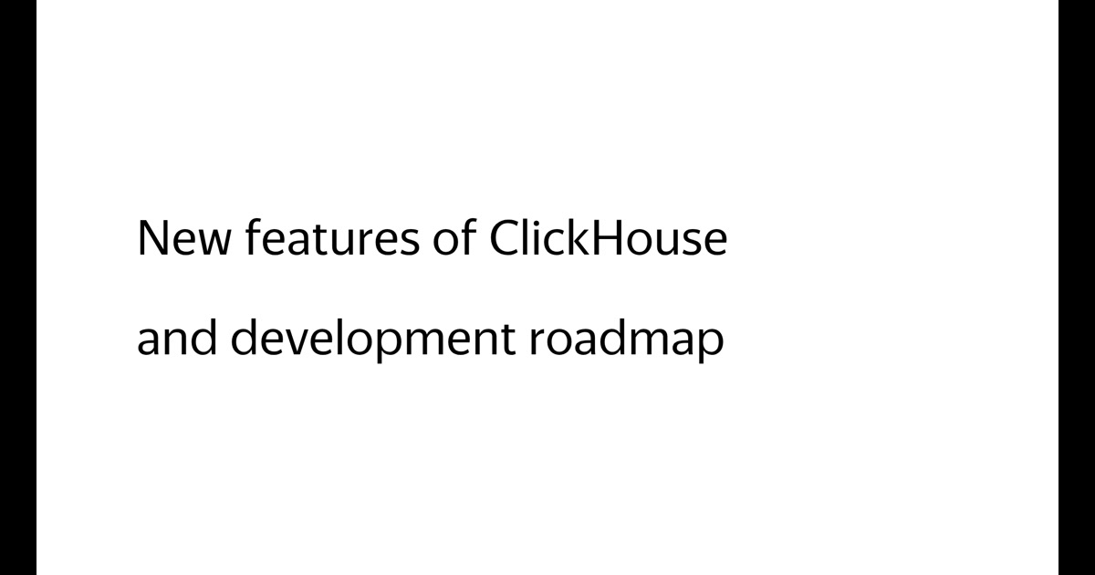 ClickHouse Meetup in Beijing