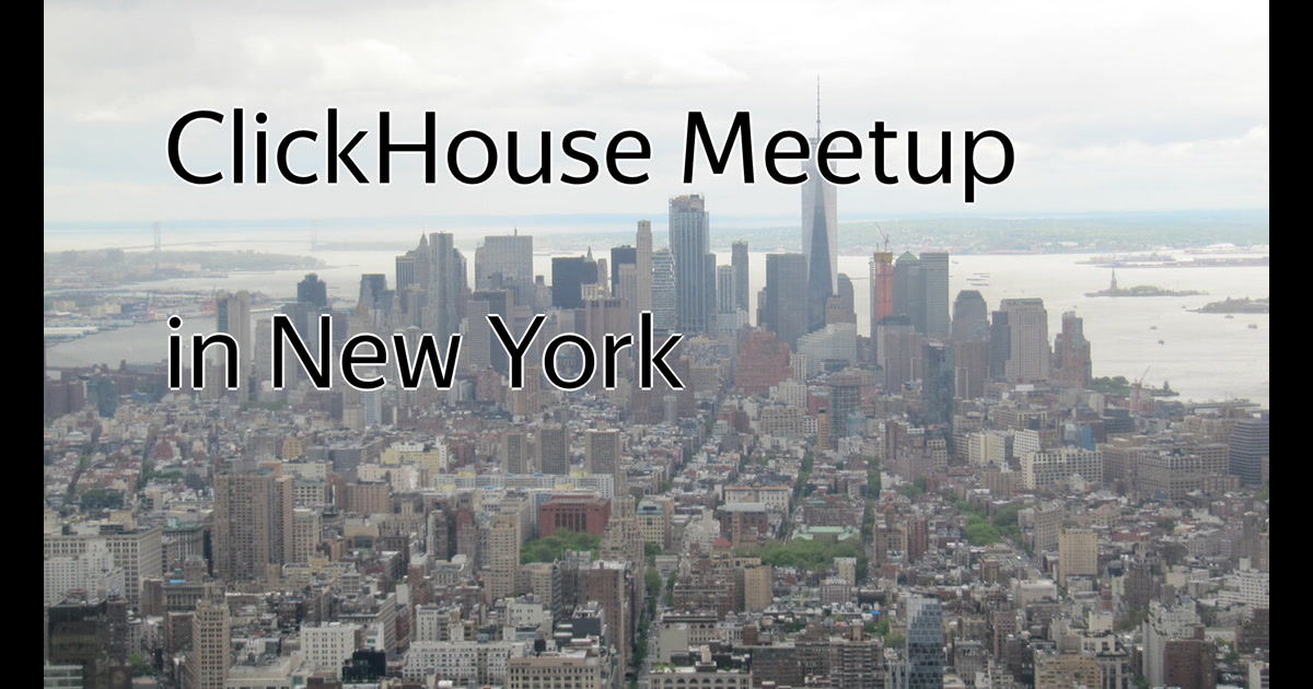 ClickHouse Meetup: Introduction