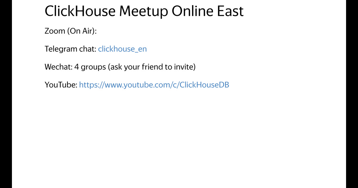 Outstandingly Fresh ClickHouse Features